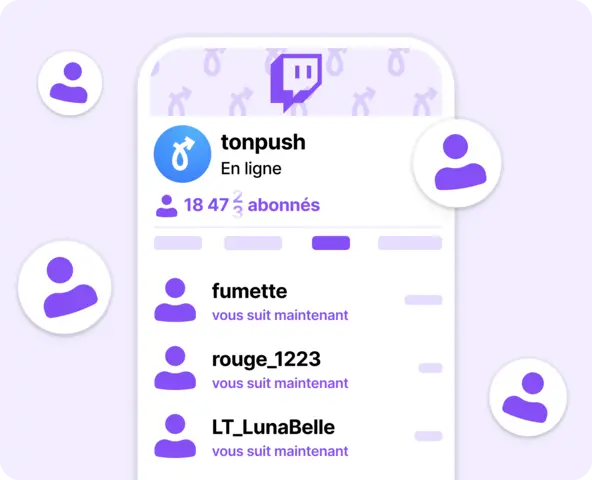 Abonnés Twitch